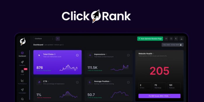 ClickRank lifetime deal