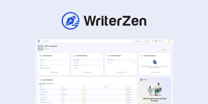 WriterZen Appsumo lifetime deal